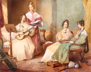 Ärkebiskop Sumners fyra döttrar, 1833
